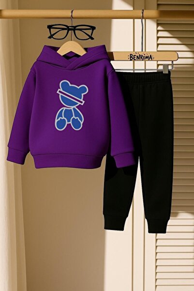 BENROMA KİDS SET DE PANTALONI DE ANTRENAMENT PENTRU COPII IMPRIMAT BEBE 3 FIARE