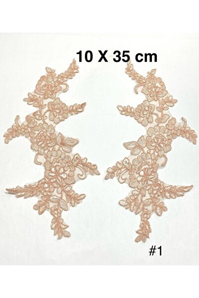 karantuhafiye Guipure Applique / 2 Pack Guipure Applique / Powder Color