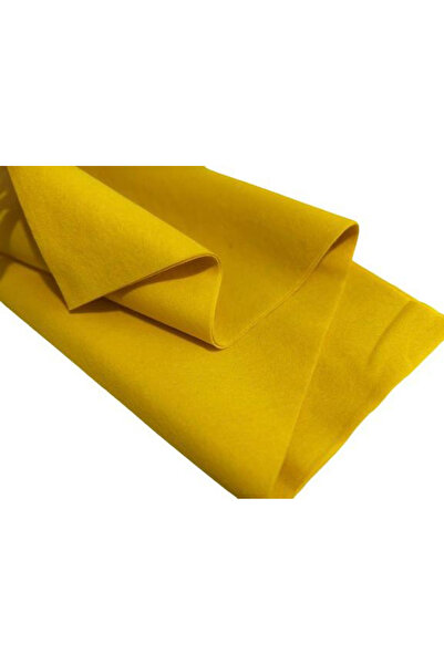 feltland Fetru/pasla din lana, moale 1mm, 40% lana-60% viscoza, 25*45 cm galben deschis