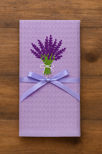 Woox Butico Nakışlı Waffle Peçete mutfak Havlusu Kurulama Bezi (35x45 Cm)