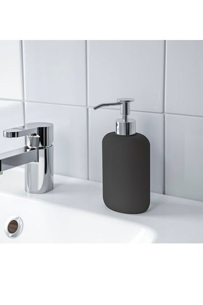 IKEA Ekoln Liquid Soap Dispenser 300ml Dark Gray