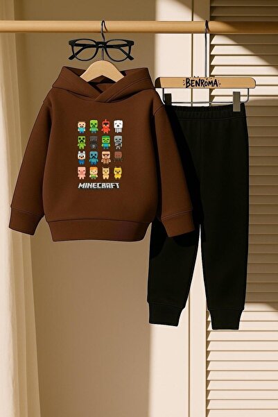 BENROMA Craft Printed 3 Thread Children's Tracksuit Set