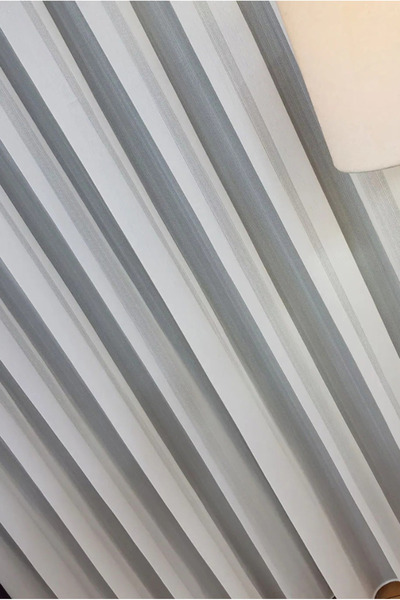 YS PERDE TASARIM Brillant Charless Visco Modern Living Room, Kitchen, Living Room High Quality Viscon Tulle Curtain 1X2.5 Pile