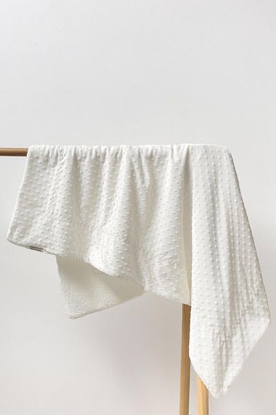 RAPAPA Chickpea Patterned Lamb Lined Double Layer 108X85 Cm. Blanket 95547