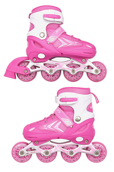 toysnet Ayarlanabilir Işıklı Çocuk Paten 4 Teker, Frenli, Mavi/Kırmızı/Pembe ...