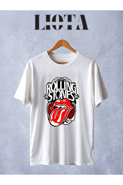 Vordevia تي شيرت مطبوع عليه رولينج ستونز