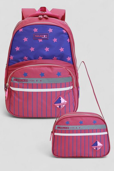 Relaxion 1320 New Season Girls' Primary School Bag Double Set