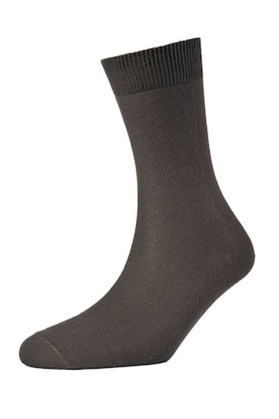 OEM Cotton socks with special pattern for men, Mondex, dark gray, size 43-46