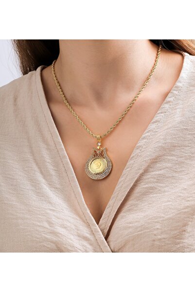 Hakan Güler Kuyumculuk Çeyrek Altınlı Lale Kolye