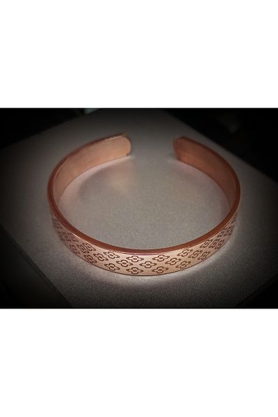 DA Cooper Design Has Copper Patterned Bracelet