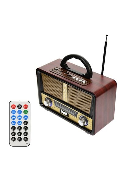 BUGHY'S Portable MP3 Radio with Bluetooth, Remote Control, Rechargeable Battery, Bluetooth, FM/AM/SW Radio