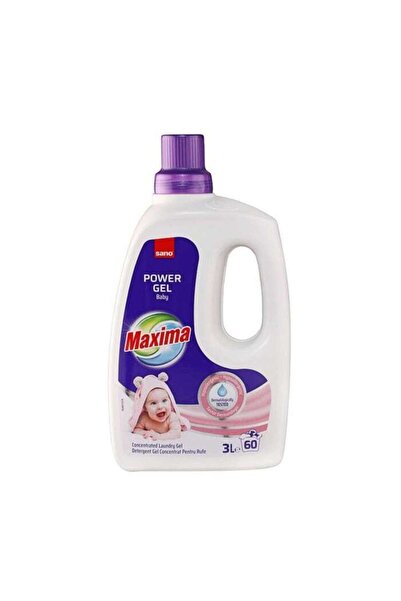 Sano Detergent de rufe lichid, Maxima Baby, 3 L, 60 spalari
