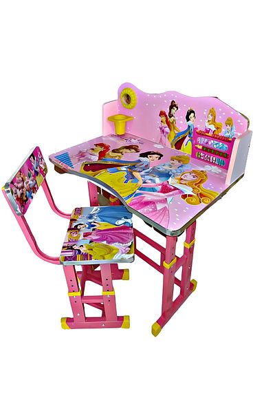 Generic Engineered Wood Toby Kids Study Table And Chair Set
