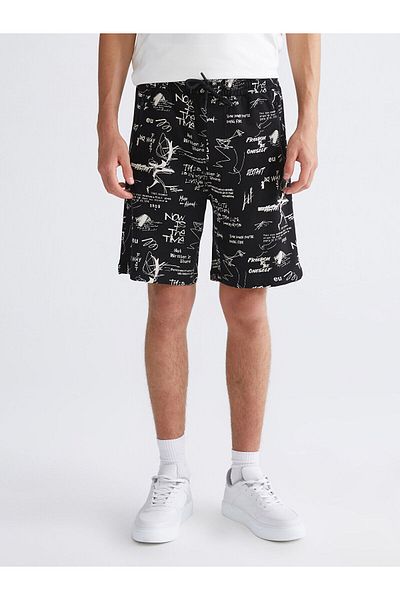 LC Waikiki Standard Pattern Printed Men's Shorts