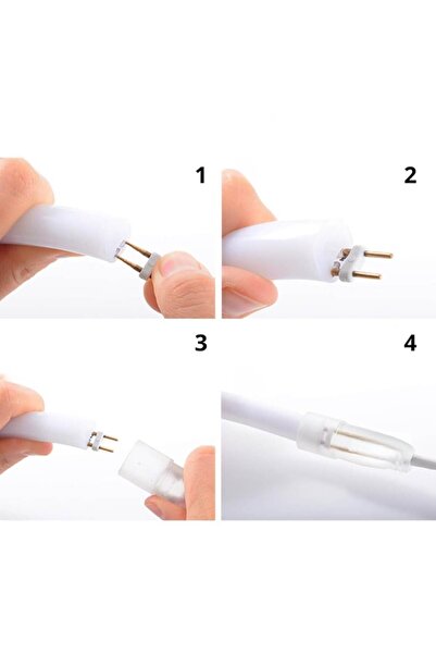 OEM Cablu de alimentare pentru furtun flexibil rotund cu LED-uri neon 220V