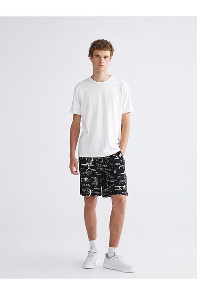 LC Waikiki Standard Pattern Printed Men's Shorts