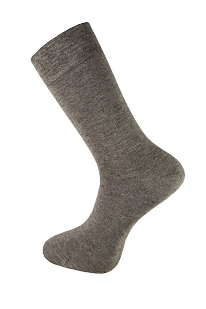 O8K Men's socks made of wool and bamboo fibers, Newtone, W17, Seamless, Melange Grey, 41-44 EU