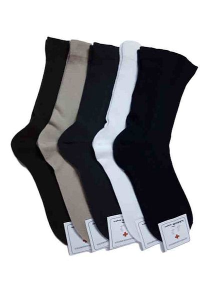 OEM Set 3 pairs, Medical socks without elastic, Multicolor, 43-48 EU
