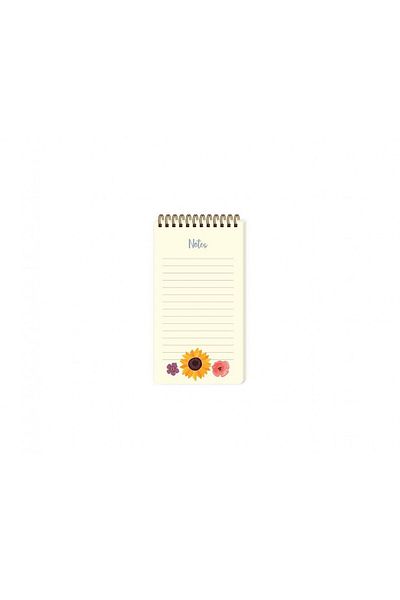 KESKİN COLOR Keskin Color to Do List Top Spiral Planner Sunflower