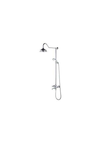 Bocchi Orient Banyo Bataryası Duş Kolonu ve El Duş Seti Krom 1005-0031