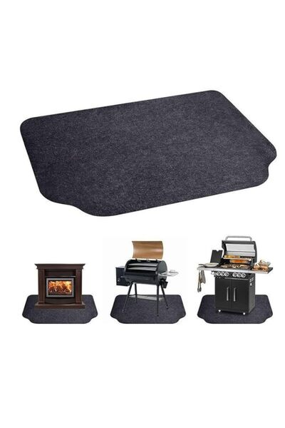 Generic THE WHITE SHOP Under Grill Mat, Fire Pit Mats Protects Decks and Patios, Fireproof Grill Pad for Ou