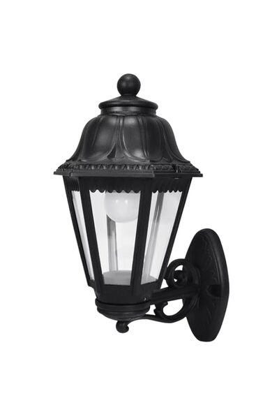 Generic إضاءة خارجية للحديقة، فانوس حائط خارجي مقاوم للماء، شمعدان شرفة مثبت ...