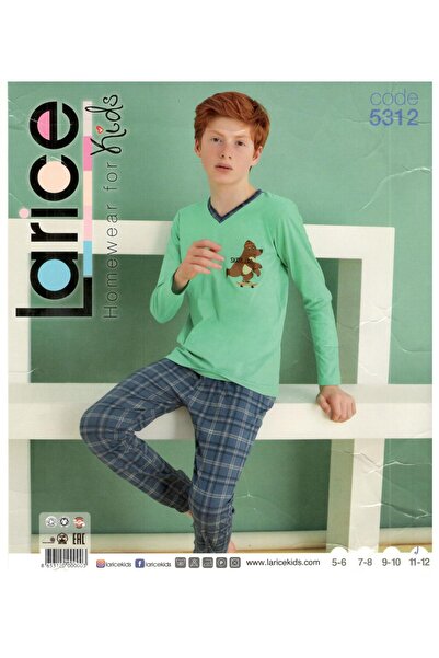 LARICE بيجاما ولادي كم طويل