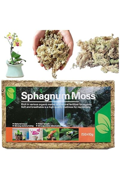 Generic 11.2L 150g Premium Long Fibered Sphagnum Moss Natural Potting Mix for...