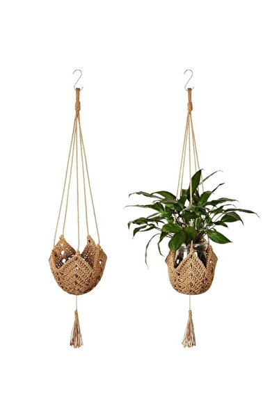 Generic Macrame Plant Hangers, Crochet Plant Indoor, Boho Plant Hanger Large ...