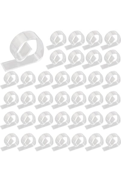 Generic Transparent Clear Tablecloth Clips, 36PCS Plastic Table Cloth Clips，W...