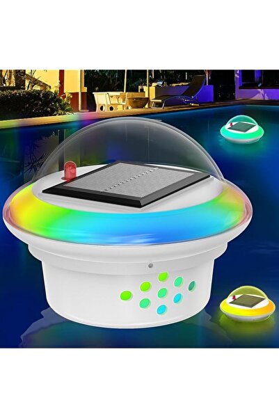 Generic عوامة الكلور الشمسية من Azonee، مزودة بضوء ملون، لعوامة الكلور مقاس 4...