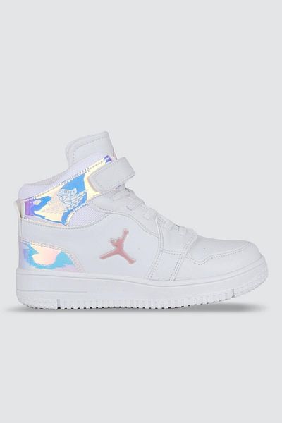 Cool 25C.Haykat Pantofi ortopedici cu velcro alb pentru fete