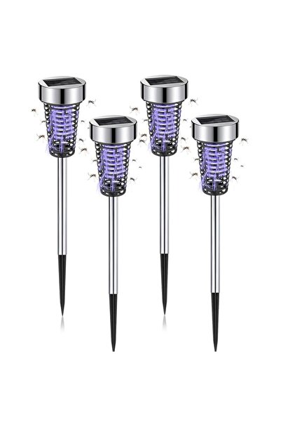 Generic جهاز طارد البعوض الشمسي من أزوني، مقاوم للماء، مزود بإضاءة ليد، طارد ...