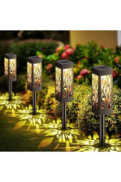 Generic مصابيح مسار الطاقة الشمسية X spring - عبوة من 6 مصابيح خارجية مقاومة ...