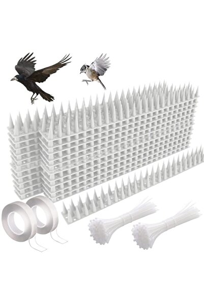 Generic مسامير طيور هوماركت، عبوة من 24 مسمارًا لردع الطيور، مثل السناجب والق...