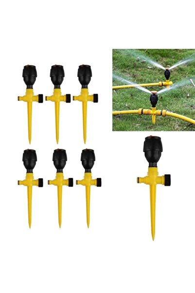Generic رشاشات حدائق TERRIFI، 6 قطع، نظام ري تلقائي يدور 360 درجة، حديقة فوق ...