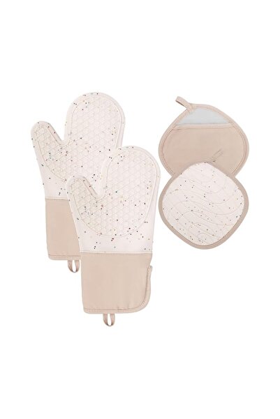 Generic Tazweeq Oven Mitts and Pot Holders 4pcs Sets for Kitchen, Oven Mitt H...