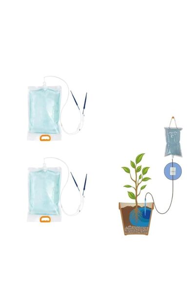 Generic FDTY، قطعتين من أكياس ري النباتات الأوتوماتيكية، سعة 3.5 لتر، نظام ري...