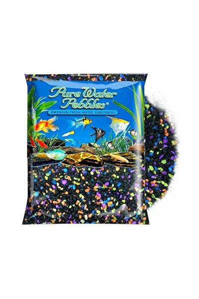 Generic حصى أحواض السمك من Pure Water Pebbles Lasernight Glo، مادة فلورية لأح...