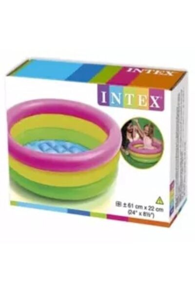 Generic مسبح إنتكس صن ست جلو للأطفال - متعدد الألوان، مقاس 61 × 22 سم