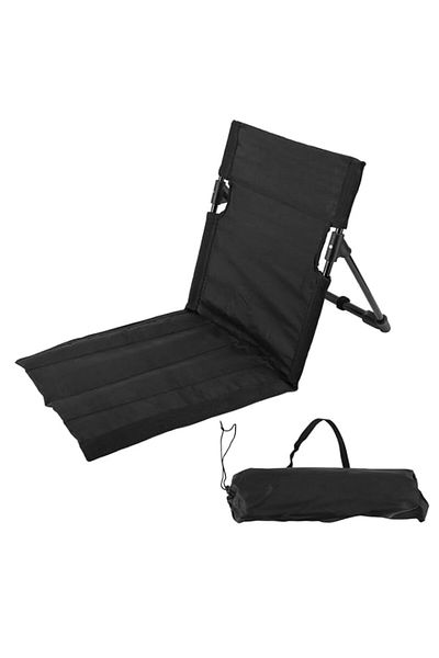 Generic Tuwei Folding Chaise Lounge Chair, Outdoors Beach Lounger with Adjustable Backrest, Portable Sun Ta