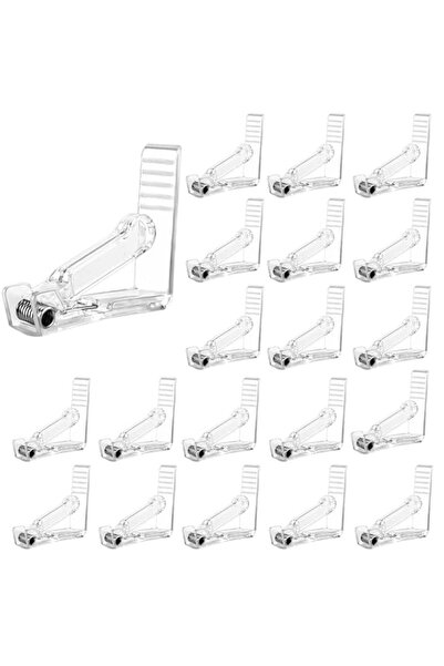 Generic TERRIFI 20pcs Plastic Tablecloth Clips, Adjustable Tablecloth Clips T...