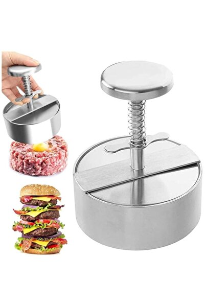Generic ECVV Stainless Steel Adjustable Hamburger Press Patty Maker Non Stick...