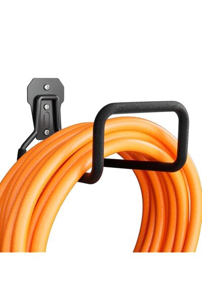 Generic حامل خرطوم حديقة هونغماي مثبت على الحائط، حامل خرطوم مياه شديد التحمل...