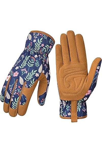 Generic Tazweeq Women's Gardening Gloves, Breathable Leather Gardening Gloves...