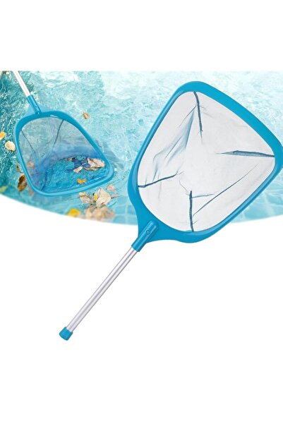 Generic شبكة تنظيف حوض السباحة Azonee مع عمود، شبكة تنظيف حوض الاستحمام الساخ...