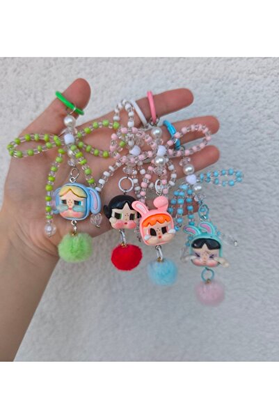 senacacollection Accesoriu pentru telefon CryBaby cu brățară și breloc 1BUC