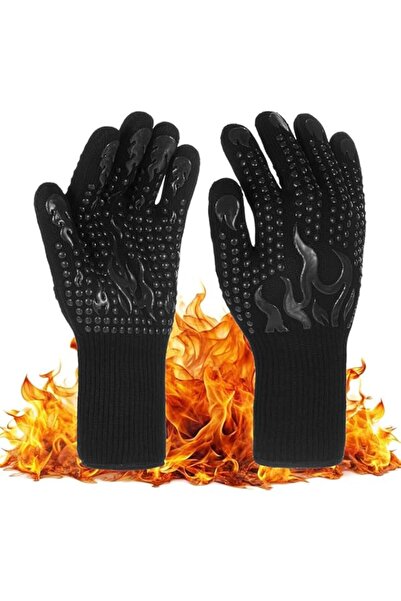 Generic BBQ Gloves, 2 Pcs 14'' 1472℉ Heat Resistant Grilling Gloves, Non-Slip...