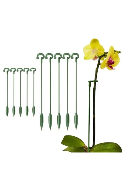 Generic Plant Support Stakes for Indoor and Outdoor Garden Use, 10 Pack Singl...