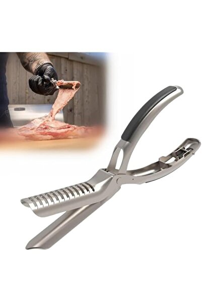 Generic Tazweeq Rib Membrane Remover Stainless Steel Tool, BBQ Rib Skinner, U...